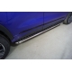 Пороги с площадкой 42,4 мм ТСС для Exeed LX 1.5L Turbo 2WD 2022 – н.в.