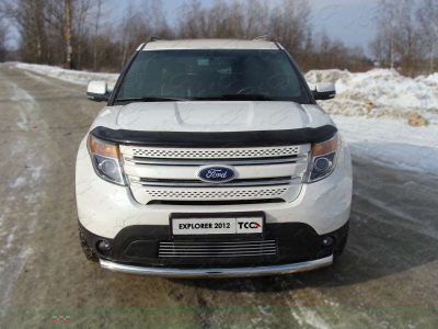 Защита переднего бампера 76 мм ТСС для Ford Explorer 2011-2015
