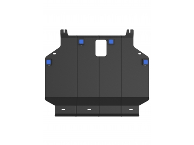 Защита картера и коробки передач для WEY 07 (23-) 1,5 гибрид AT 4WD / Вей