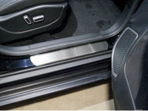 Накладки на пороги шлифованный лист 4 штуки для Geely Emgrand X7 № GEELEMGX718-03