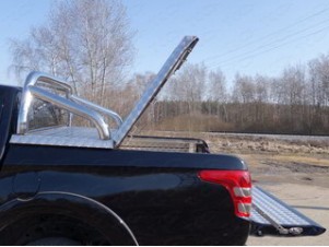 Защита кузова и заднего стекла 76,1 мм (для крышки)(без надписи) для Fiat Fullback 2016-2021 FIAFUL16-36