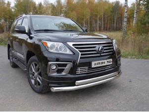 Накладка решётки радиатора 16 мм для Lexus LX-570 Sport № LEXLX570SP14-07